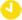 Yellow, round clock icon.